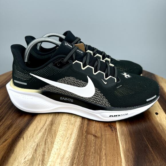 Men's 9- Nike Air Zoom Pegasus 41 New Orleans Saints Running Shoes FZ5095-001